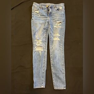 American Eagle Ripped Skinny Jeans